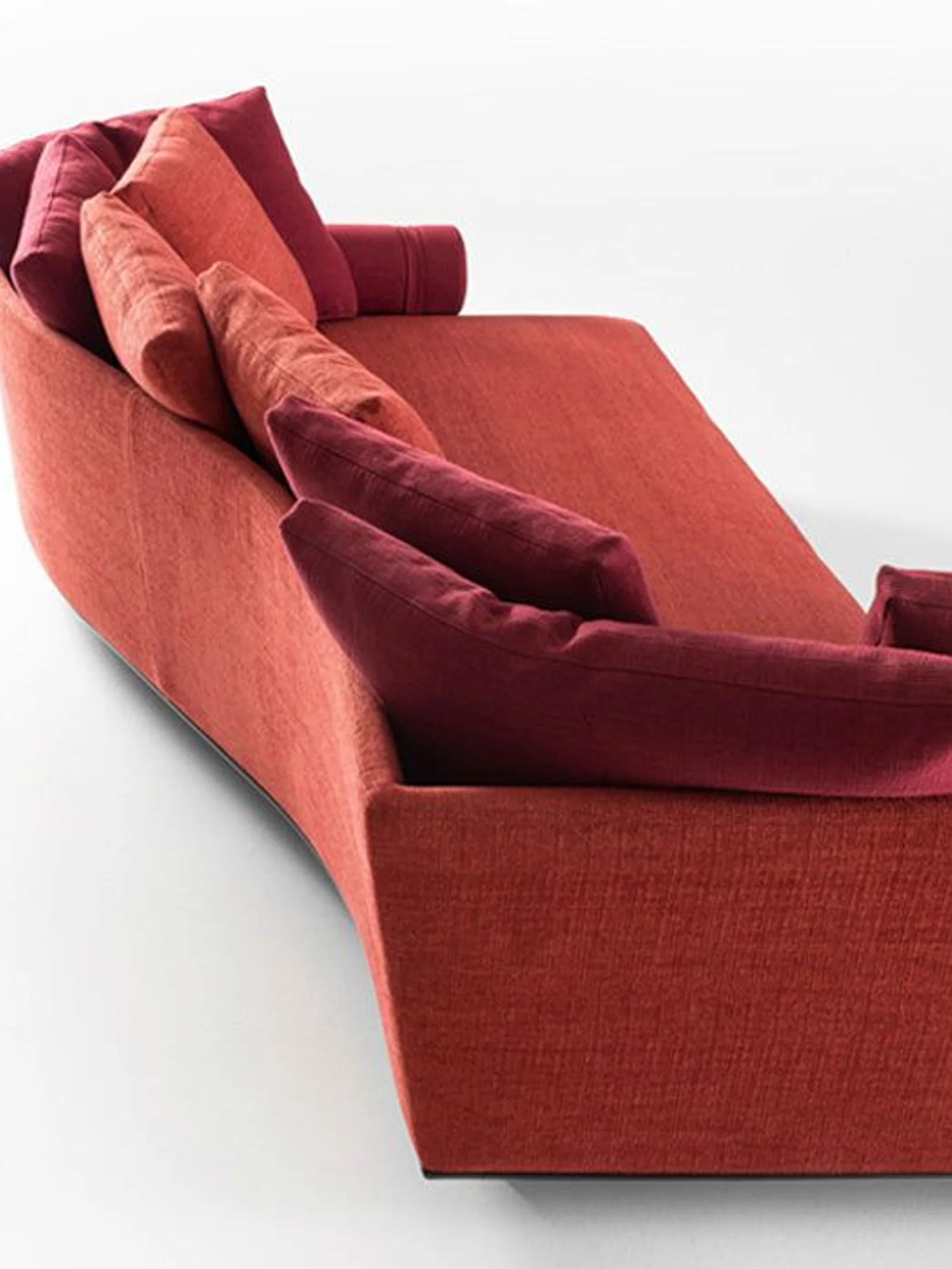 Luxury furniture showroom with contemporary seating and premium finishes